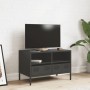 Mueble para TV acero laminado en frío negro 68x39x43,5 cm de , Muebles TV - Ref: Foro24-851316, Precio: 66,60 €, Descuento: %
