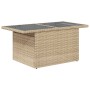 Juego de sofás jardín con cojines 5 pzas ratán sintético beige de , Conjuntos de jardín - Ref: Foro24-3326090, Precio: 371,58...