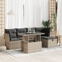 Set de muebles de jardín 6 pzas y cojines ratán sintético gris de , Conjuntos de jardín - Ref: Foro24-3326141, Precio: 391,33...