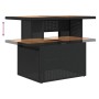 Set de sofás de jardín con cojines 9 pzas ratán sintético negro de , Conjuntos de jardín - Ref: Foro24-3327164, Precio: 625,5...