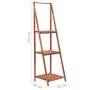 Soporte para plantas de madera de cedro 45x40x145 cm en Soportes para macetas | Comprar online en Foru.es