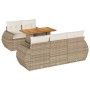 Juego de sofás jardín con cojines 6 pzas ratán sintético beige de , Conjuntos de jardín - Ref: Foro24-3327215, Precio: 545,41...