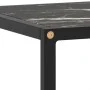 Mueble para TV negro con vidrio de mármol negro 120x40x40 cm de vidaXL, Muebles TV - Ref: Foro24-322862, Precio: 93,01 €, Des...