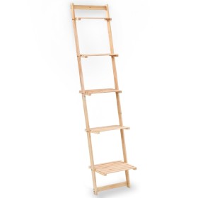 Estante de pared escalera madera de cedro 41,5x30x176 cm en Librerías y estanterías | Comprar online en Foru.es