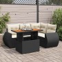Set de muebles de jardín 5 pzas y cojines ratán sintético negro de , Conjuntos de jardín - Ref: Foro24-3327255, Precio: 382,3...