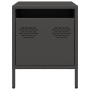 Mesitas de noche 2 uds acero negra 35x39x43,5 cm de , Mesitas de noche - Ref: Foro24-851245, Precio: 71,47 €, Descuento: %