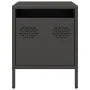 Mesitas de noche 2 uds acero negra 35x39x43,5 cm by , Nightstands - Ref: Foro24-851245, Price: 70,35 €, Discount: %