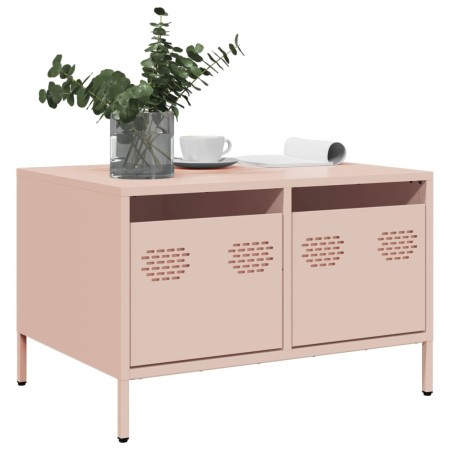 Mueble para TV acero laminado en frío rosa 68x50x43,5 cm de , Muebles TV - Ref: Foro24-851239, Precio: 81,15 €, Descuento: %