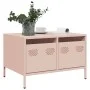 Mueble para TV acero laminado en frío rosa 68x50x43,5 cm de , Muebles TV - Ref: Foro24-851239, Precio: 80,39 €, Descuento: %
