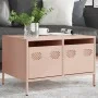 Mueble para TV acero laminado en frío rosa 68x50x43,5 cm de , Muebles TV - Ref: Foro24-851239, Precio: 80,39 €, Descuento: %