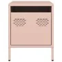 Mesitas de noche 2 unidades acero rosa 35x39x43,5 cm de , Mesitas de noche - Ref: Foro24-851247, Precio: 73,94 €, Descuento: %