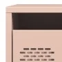 Mesitas de noche 2 unidades acero rosa 35x39x43,5 cm de , Mesitas de noche - Ref: Foro24-851247, Precio: 73,94 €, Descuento: %