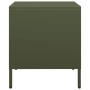 Mesitas de noche 2 unidades acero verde oliva 35x39x43,5 cm de , Mesitas de noche - Ref: Foro24-851253, Precio: 74,66 €, Desc...