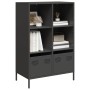 Aparador acero negro 68x39x103,5 cm de , Aparadores - Ref: Foro24-851382, Precio: 106,41 €, Descuento: %