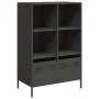 Aparador acero negro 68x39x103,5 cm de , Aparadores - Ref: Foro24-851382, Precio: 105,45 €, Descuento: %