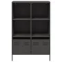 Aparador acero negro 68x39x103,5 cm de , Aparadores - Ref: Foro24-851382, Precio: 105,45 €, Descuento: %