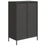 Aparador acero negro 68x39x103,5 cm de , Aparadores - Ref: Foro24-851382, Precio: 105,45 €, Descuento: %