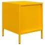 Mesitas de noche 2 uds acero amarillo mostaza 35x39x43,5 cm de , Mesitas de noche - Ref: Foro24-851251, Precio: 73,94 €, Desc...