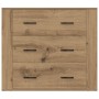 Aparador madera de ingeniería roble artisan 80x33x70 cm de , Aparadores - Ref: Foro24-857086, Precio: 115,40 €, Descuento: %