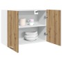 Armario colgante madera de ingeniería roble artisan 80x31x60 cm de , Armarios de cocina - Ref: Foro24-856111, Precio: 77,59 €...