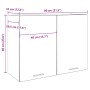 Armario colgante madera de ingeniería roble artisan 80x31x60 cm de , Armarios de cocina - Ref: Foro24-856111, Precio: 77,59 €...