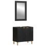 Juego de muebles de baño 2 pzas madera contrachapada negro de , Muebles de baño - Ref: Foro24-3309994, Precio: 158,40 €, Desc...