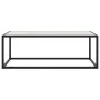 Mesa de centro negra con vidrio de mármol blanco 100x50x35 cm de vidaXL, Mesas de centro - Ref: Foro24-322881, Precio: 79,22 ...