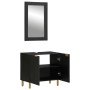 Juego de muebles de baño 2 pzas madera contrachapada negro de , Muebles de baño - Ref: Foro24-3309994, Precio: 158,40 €, Desc...