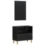 Juego de muebles de baño 2 pzas madera contrachapada negro de , Muebles de baño - Ref: Foro24-3309994, Precio: 158,40 €, Desc...