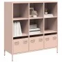 Aparador de acero rosa 101,5x39x103,5 cm von , Sideboards - Ref: Foro24-851389, Preis: 126,67 €, Rabatt: %