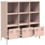 Aparador de acero rosa 101,5x39x103,5 cm von , Sideboards - Ref: Foro24-851389, Preis: 126,67 €, Rabatt: %