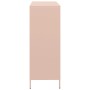Aparador de acero rosa 101,5x39x103,5 cm de , Aparadores - Ref: Foro24-851389, Precio: 128,78 €, Descuento: %