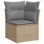 Set sofás de jardín 7 piezas y cojines ratán sintético beige by , Garden sets - Ref: Foro24-3327118, Price: 529,69 €, Discoun...