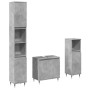 Set muebles de baño 2 piezas madera contrachapada gris hormigón de , Muebles de baño - Ref: Foro24-3324952, Precio: 157,48 €,...
