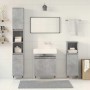 Set muebles de baño 2 piezas madera contrachapada gris hormigón de , Muebles de baño - Ref: Foro24-3324952, Precio: 157,48 €,...