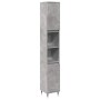 Set muebles de baño 2 piezas madera contrachapada gris hormigón de , Muebles de baño - Ref: Foro24-3324952, Precio: 157,48 €,...