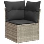 Set de sofás de jardín 7 pzas con cojines ratán PE gris claro de , Conjuntos de jardín - Ref: Foro24-3325308, Precio: 465,16 ...