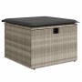 Set de sofás de jardín 7 pzas con cojines ratán PE gris claro de , Conjuntos de jardín - Ref: Foro24-3325308, Precio: 465,16 ...