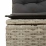Set de sofás de jardín 7 pzas con cojines ratán PE gris claro de , Conjuntos de jardín - Ref: Foro24-3325308, Precio: 465,16 ...