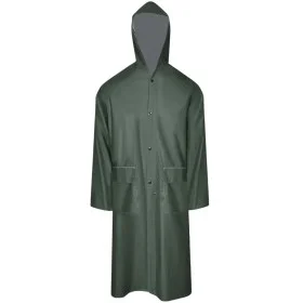 Chubasquero impermeable largo con capucha talla L verde by , waterproof suits - Ref: Foro24-130773, Price: 16,42 €, Discount: %