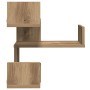 Estantería pared de esquina madera roble artisan 40x40x49,5 cm de , Estantes y estanterías - Ref: Foro24-856608, Precio: 30,1...