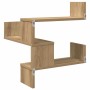 Estantería pared de esquina madera roble artisan 40x40x49,5 cm de , Estantes y estanterías - Ref: Foro24-856608, Precio: 30,1...