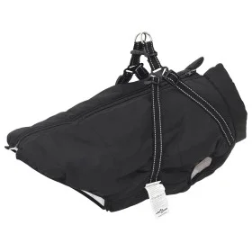 Abrigo para perro con arnés impermeable reflectante 4XL negro de , Ropa para perros - Ref: Foro24-4019646, Precio: 23,34 €, D...
