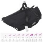 Abrigo para perro con arnés impermeable reflectante 4XL negro de , Ropa para perros - Ref: Foro24-4019646, Precio: 23,80 €, D...