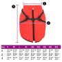 Abrigo para perro con arnés impermeable reflectante 6XL rojo de , Ropa para perros - Ref: Foro24-4019891, Precio: 26,83 €, De...