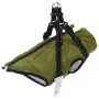 Abrigo perro con arnés impermeable reflectante M verde militar de , Ropa para perros - Ref: Foro24-4019893, Precio: 19,38 €, ...