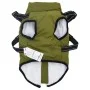 Abrigo perro con arnés impermeable reflectante M verde militar de , Ropa para perros - Ref: Foro24-4019893, Precio: 19,38 €, ...