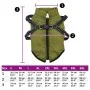 Abrigo perro con arnés impermeable reflectante M verde militar de , Ropa para perros - Ref: Foro24-4019893, Precio: 19,38 €, ...