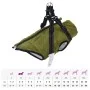 Abrigo perro con arnés impermeable reflectante M verde militar de , Ropa para perros - Ref: Foro24-4019893, Precio: 19,38 €, ...