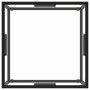 Mesa de centro negra con vidrio templado 60x60x35 cm de vidaXL, Mesas de centro - Ref: Foro24-322871, Precio: 62,09 €, Descue...